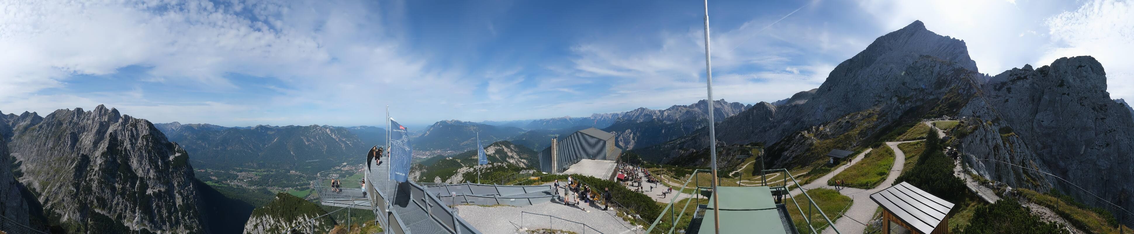 Archiv Foto Webcam Garmisch: Ausblick am Osterfelderkopf