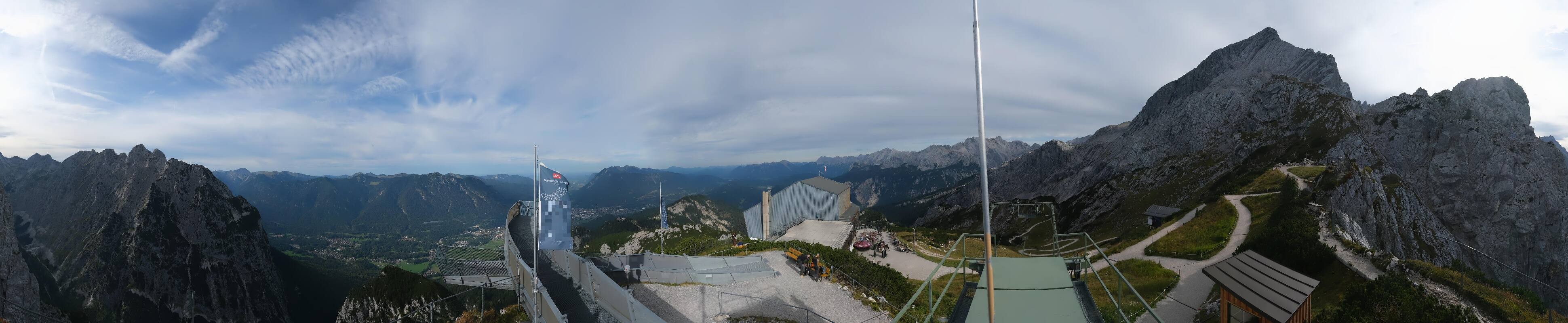 Archiv Foto Webcam Garmisch: Ausblick am Osterfelderkopf