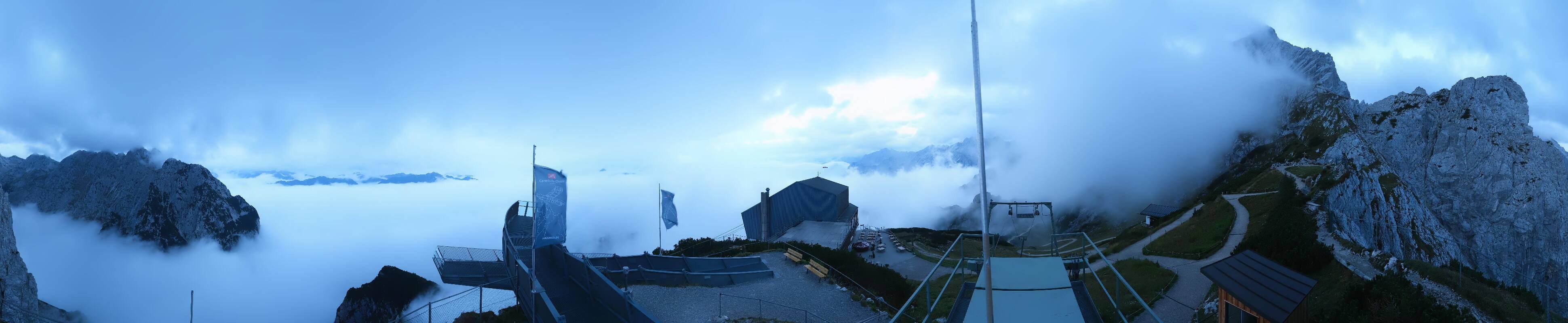 Archiv Foto Webcam Garmisch: Ausblick am Osterfelderkopf