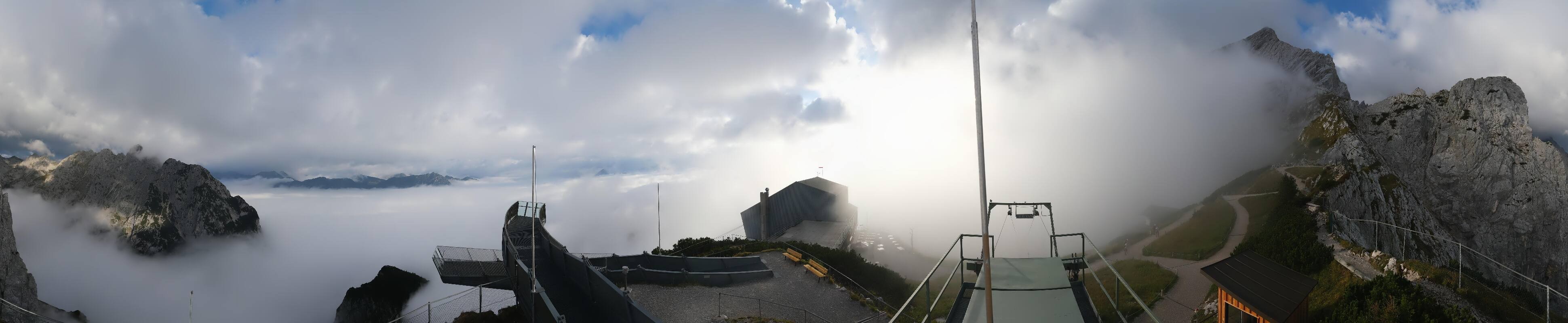 Archiv Foto Webcam Garmisch: Ausblick am Osterfelderkopf