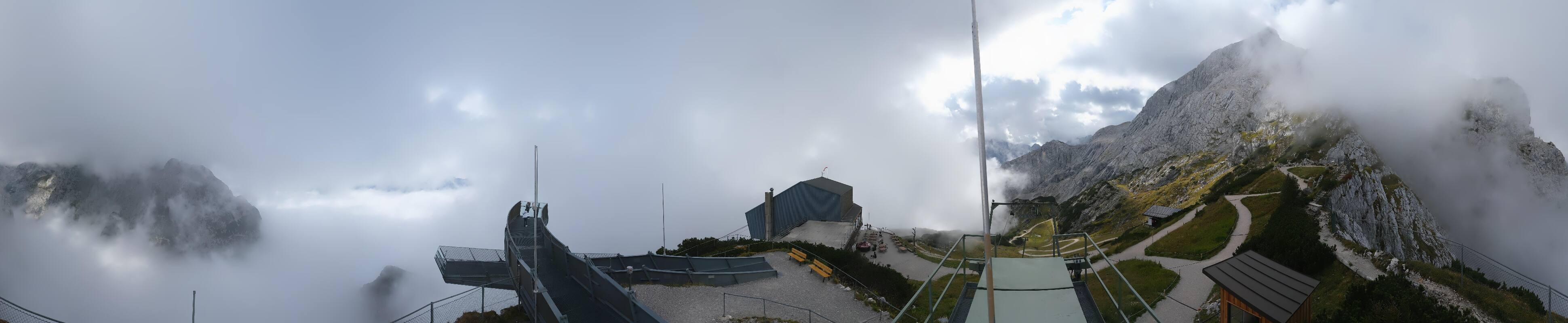 Archiv Foto Webcam Garmisch: Ausblick am Osterfelderkopf
