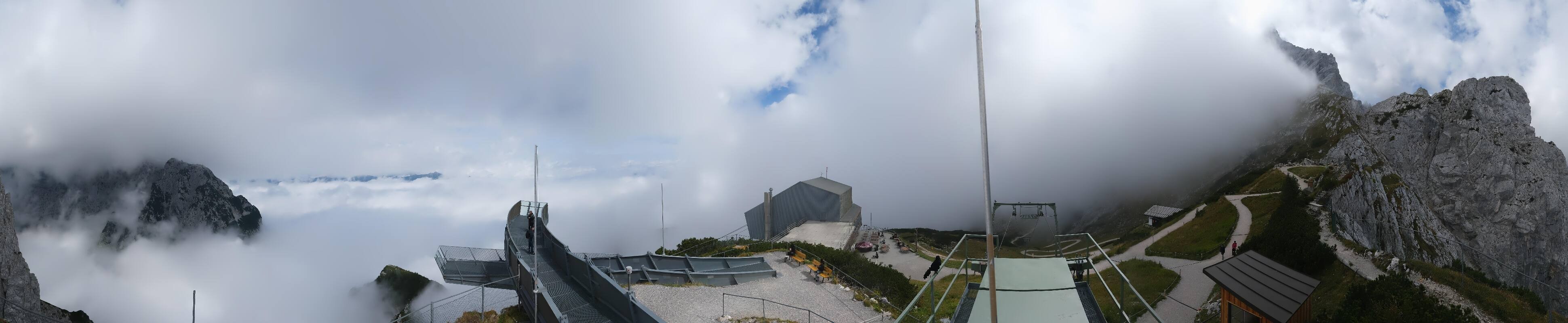 Archiv Foto Webcam Garmisch: Ausblick am Osterfelderkopf
