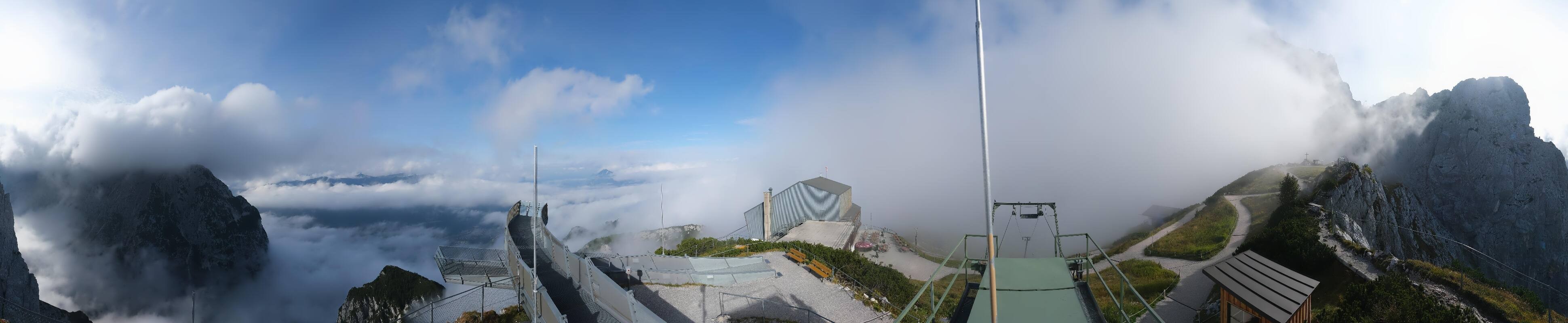 Archiv Foto Webcam Garmisch: Ausblick am Osterfelderkopf