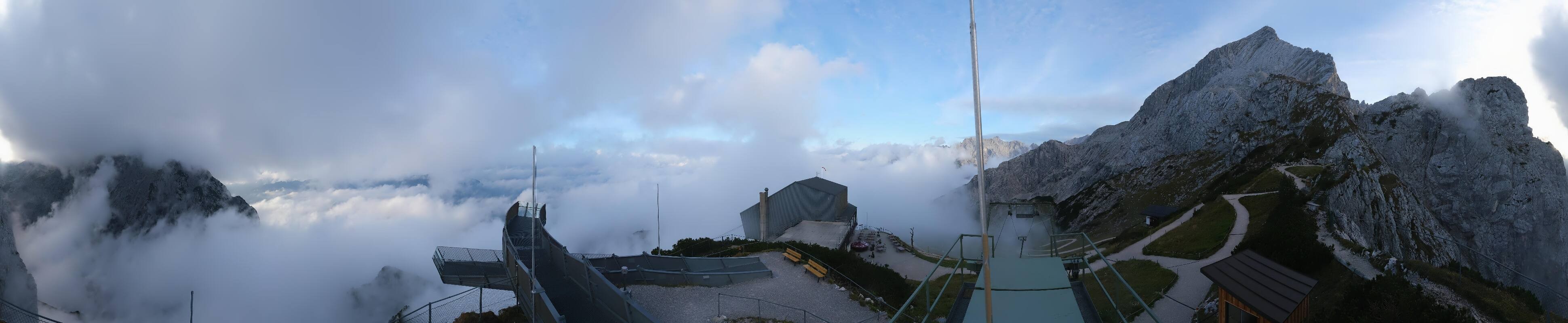 Archiv Foto Webcam Garmisch: Ausblick am Osterfelderkopf