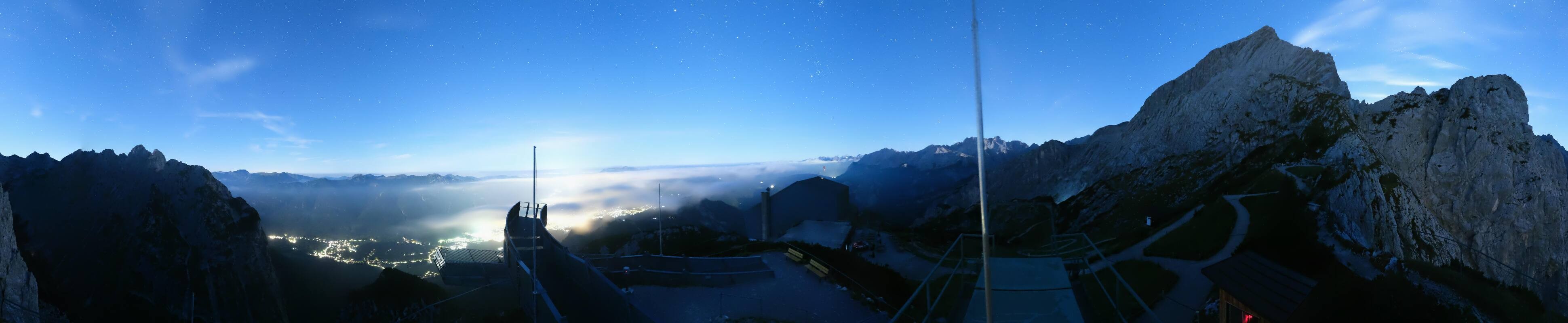 Archiv Foto Webcam Garmisch: Ausblick am Osterfelderkopf