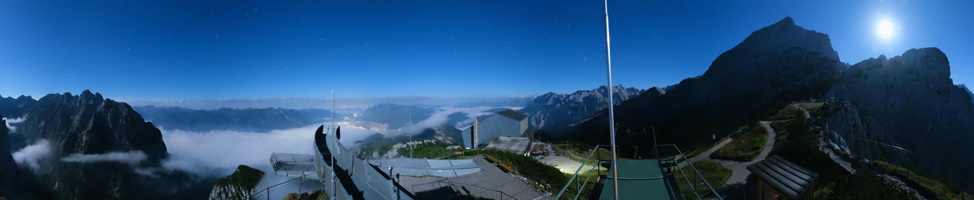 Archiv Foto Webcam Garmisch: Ausblick am Osterfelderkopf