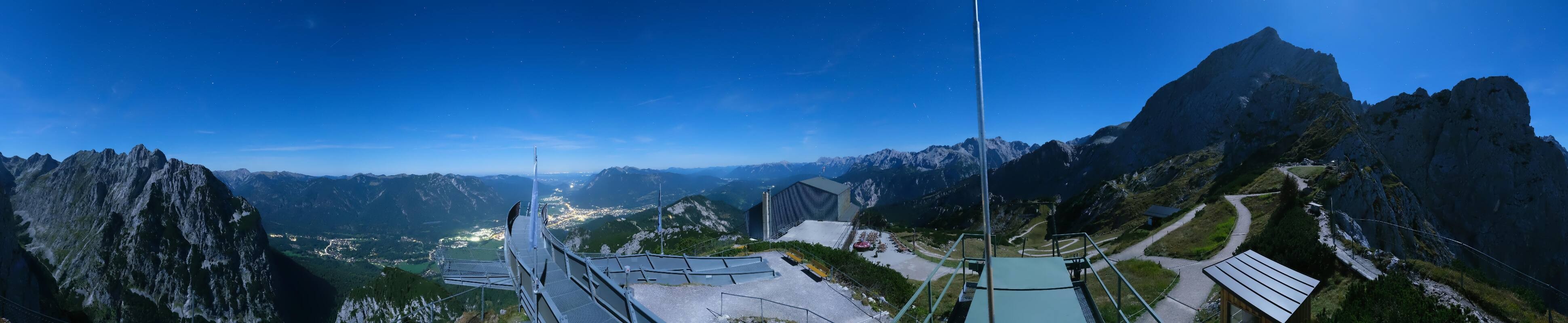 Archiv Foto Webcam Garmisch: Ausblick am Osterfelderkopf