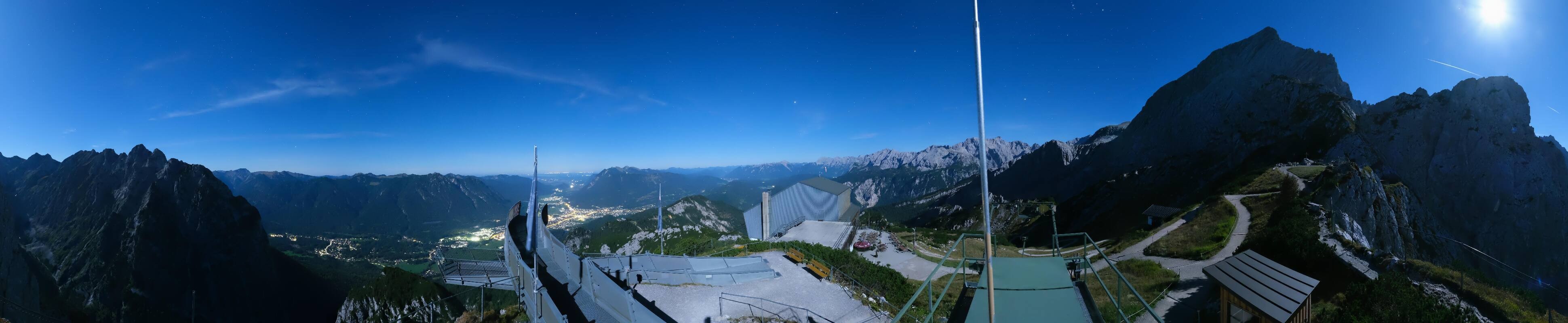Archiv Foto Webcam Garmisch: Ausblick am Osterfelderkopf