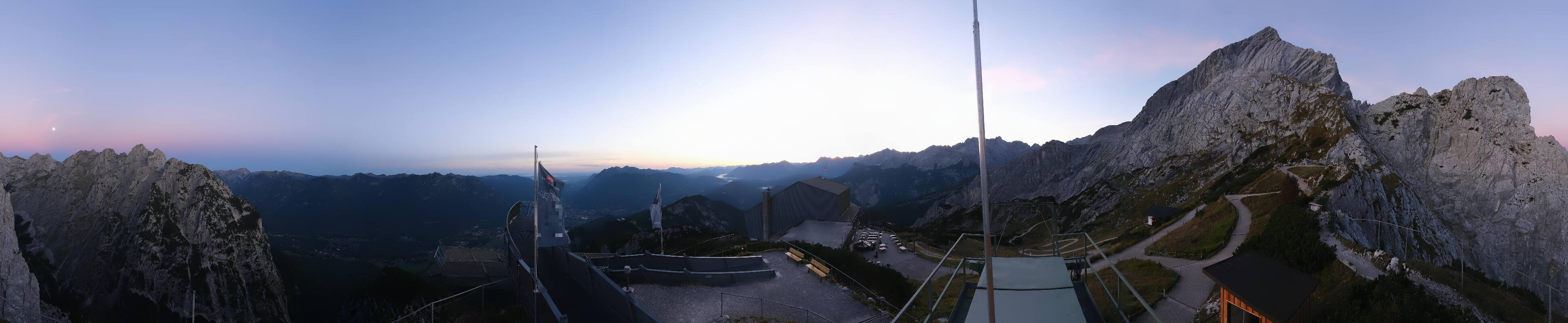 Archiv Foto Webcam Garmisch: Ausblick am Osterfelderkopf
