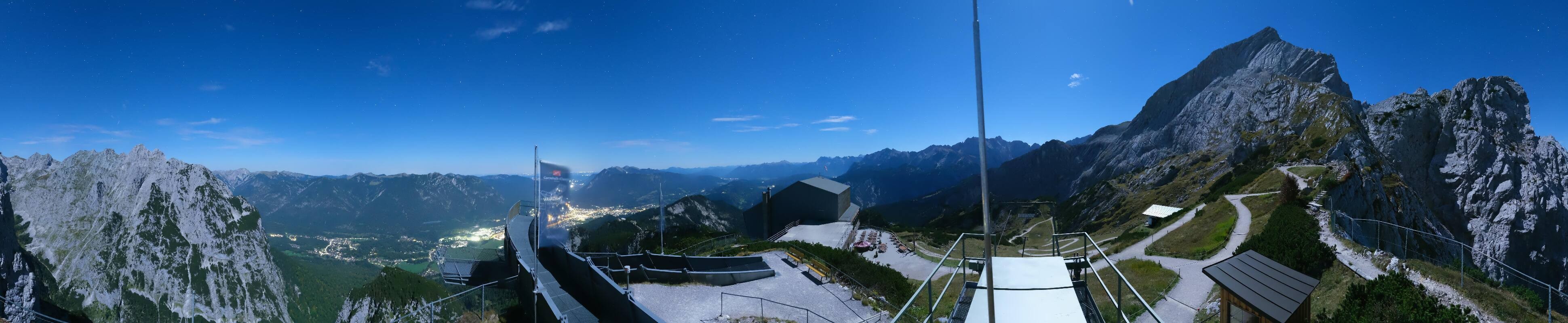 Archiv Foto Webcam Garmisch: Ausblick am Osterfelderkopf