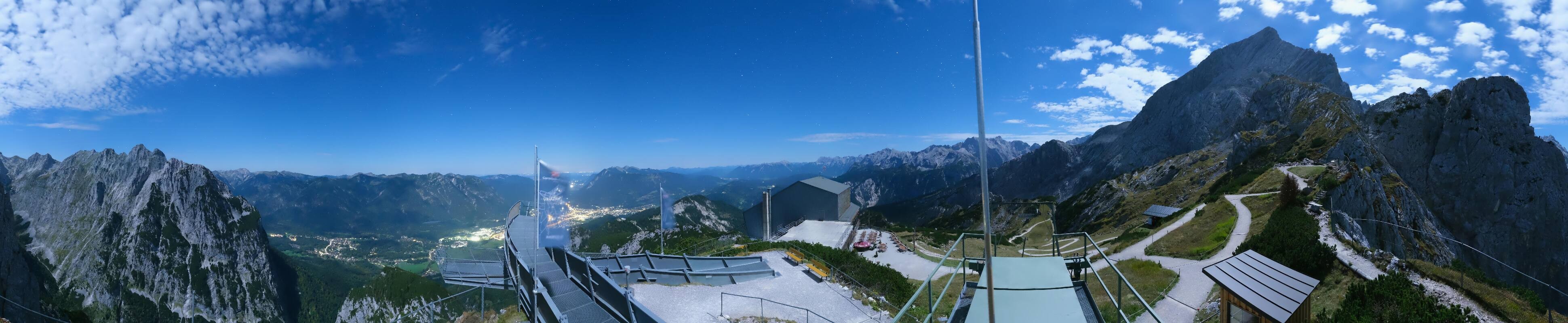 Archiv Foto Webcam Garmisch: Ausblick am Osterfelderkopf