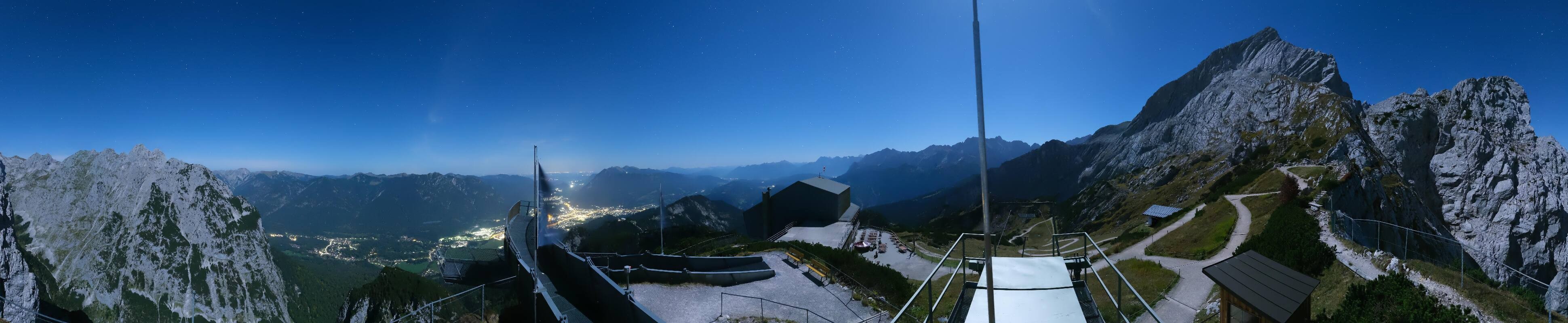 Archiv Foto Webcam Garmisch: Ausblick am Osterfelderkopf