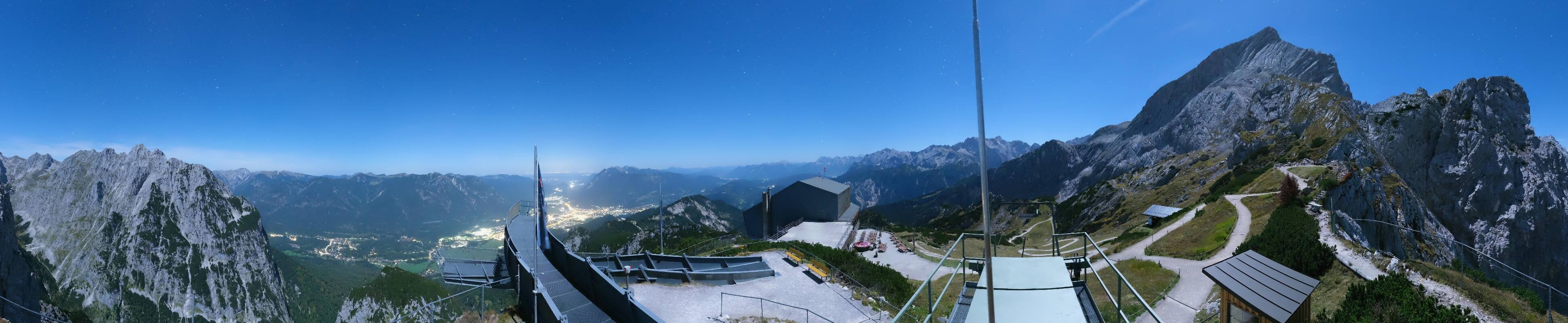 Archiv Foto Webcam Garmisch: Ausblick am Osterfelderkopf