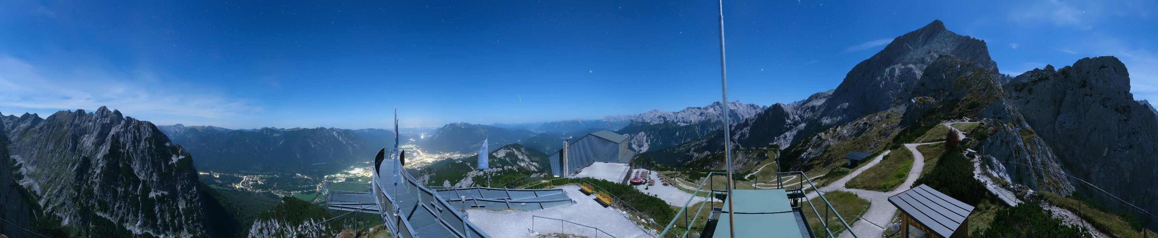 Archiv Foto Webcam Garmisch: Ausblick am Osterfelderkopf