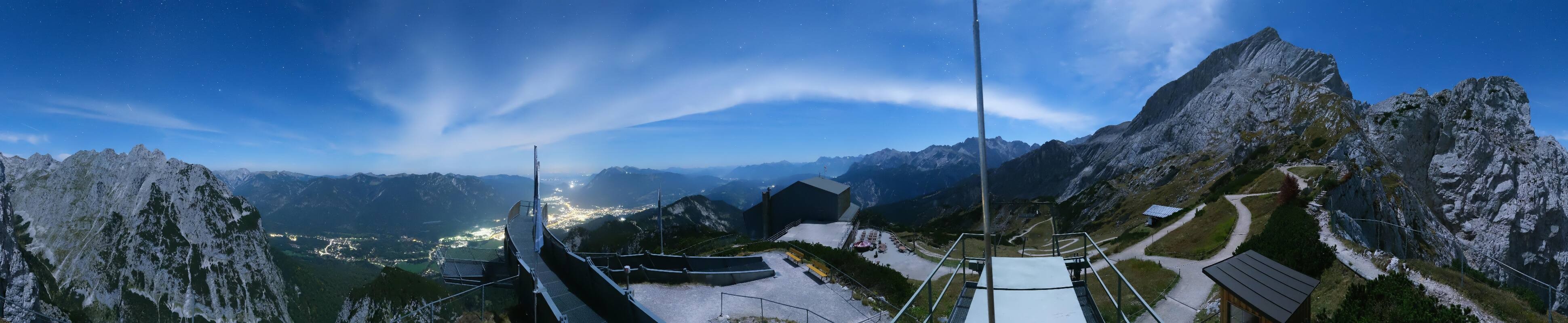 Archiv Foto Webcam Garmisch: Ausblick am Osterfelderkopf