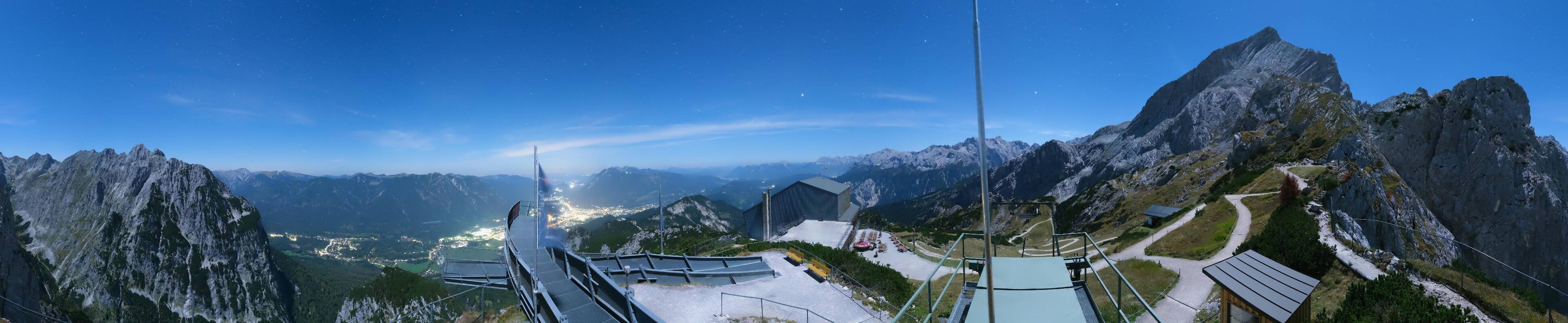 Archiv Foto Webcam Garmisch: Ausblick am Osterfelderkopf