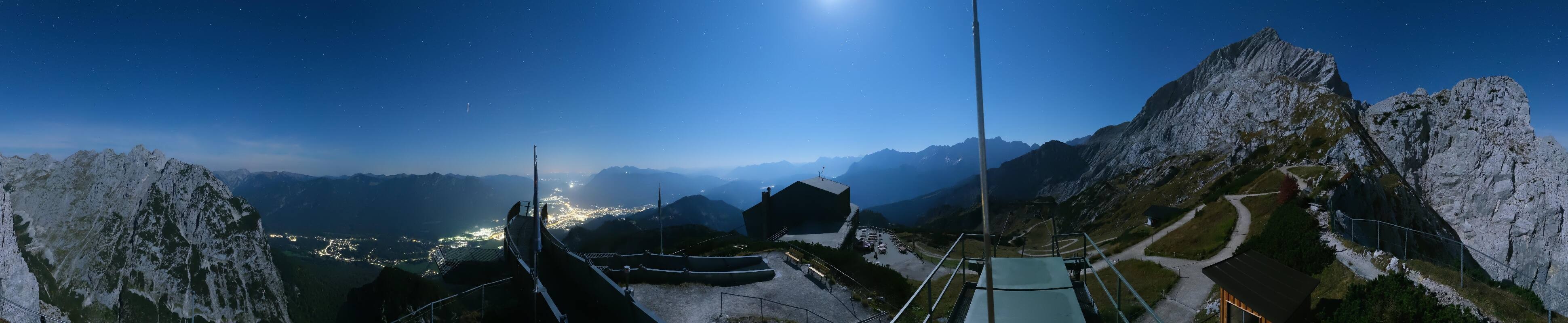 Archiv Foto Webcam Garmisch: Ausblick am Osterfelderkopf