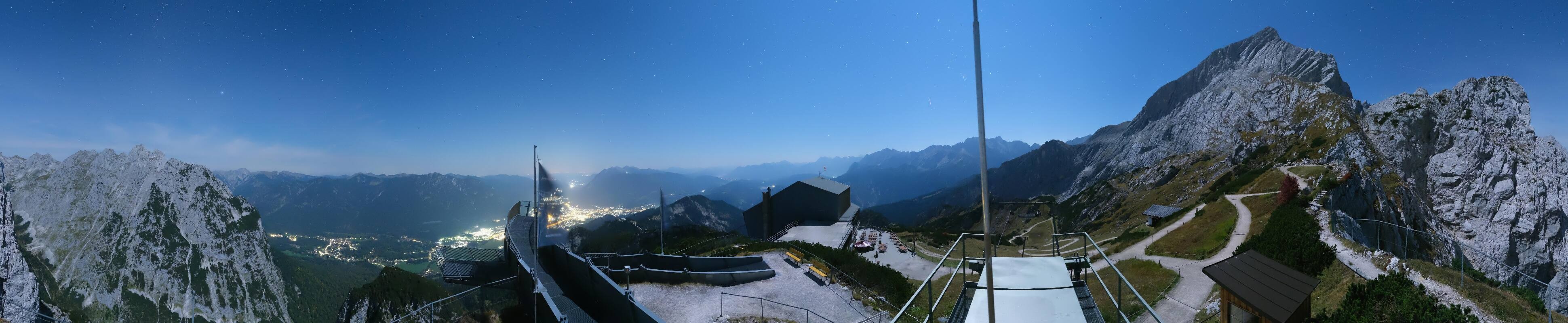 Archiv Foto Webcam Garmisch: Ausblick am Osterfelderkopf