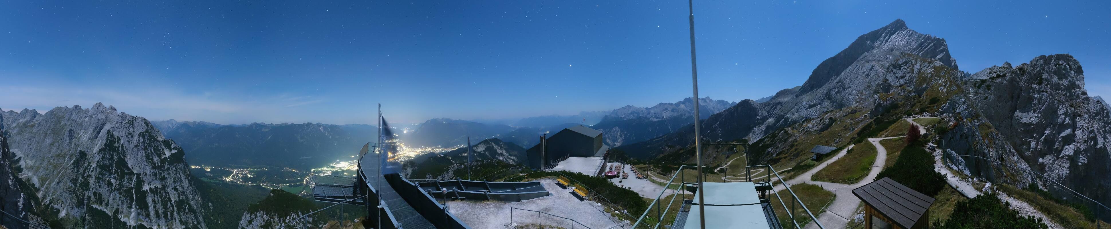 Archiv Foto Webcam Garmisch: Ausblick am Osterfelderkopf