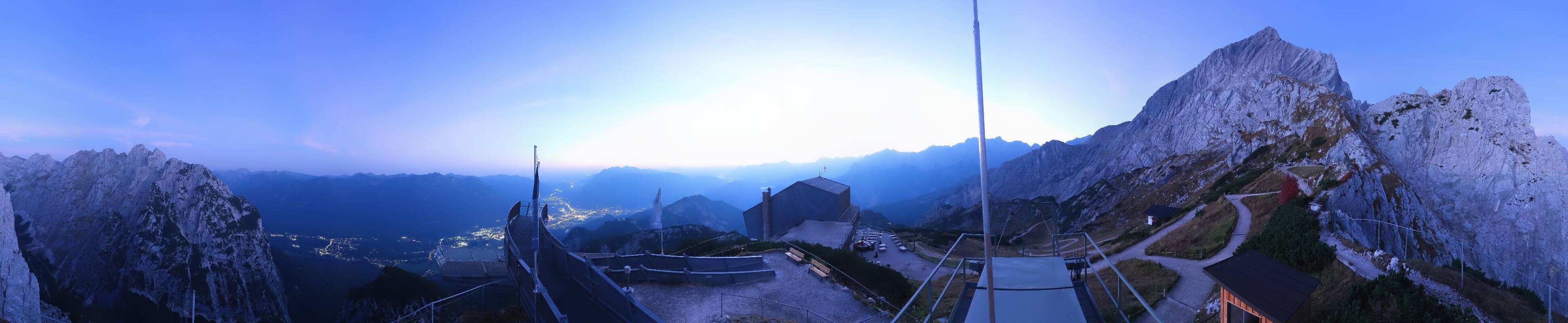 Archiv Foto Webcam Garmisch: Ausblick am Osterfelderkopf