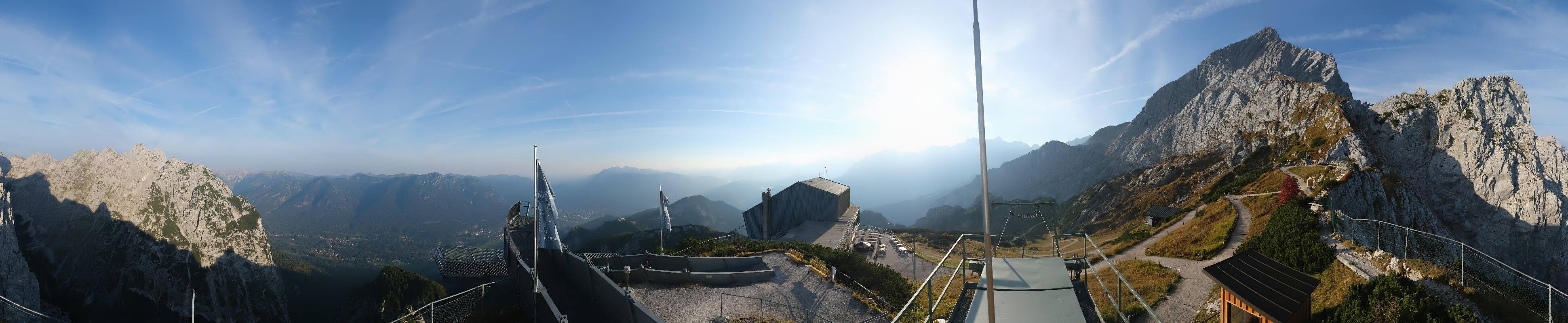Archiv Foto Webcam Garmisch: Ausblick am Osterfelderkopf