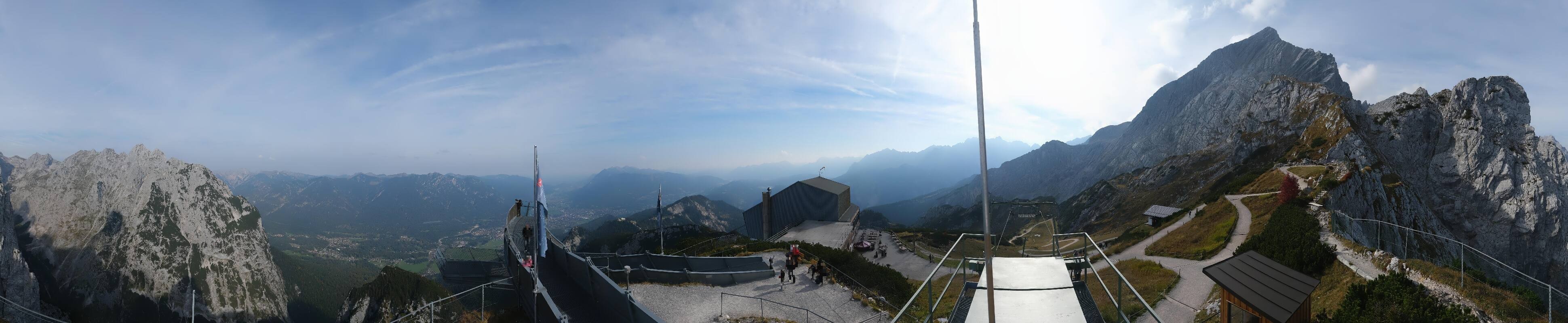 Archiv Foto Webcam Garmisch: Ausblick am Osterfelderkopf