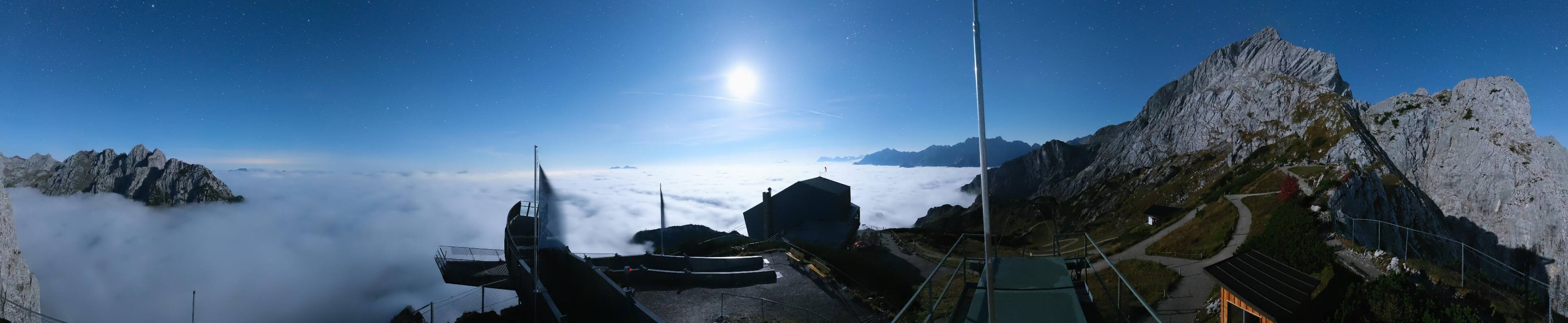 Archiv Foto Webcam Garmisch: Ausblick am Osterfelderkopf