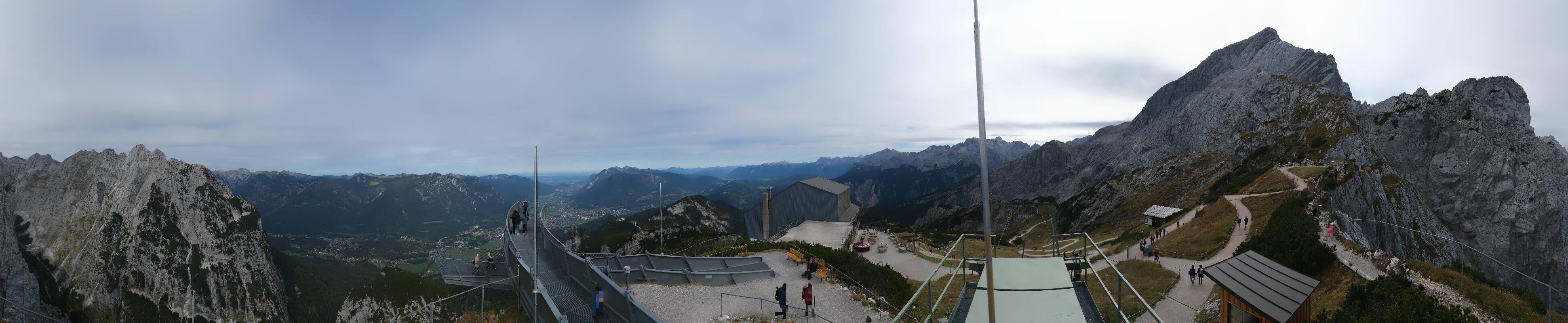 Archiv Foto Webcam Garmisch: Ausblick am Osterfelderkopf