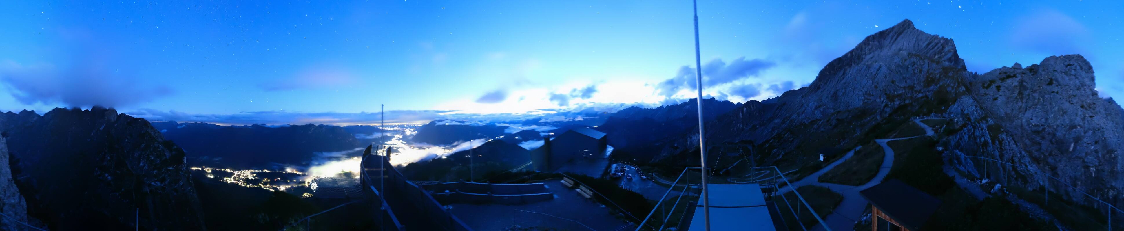 Archiv Foto Webcam Garmisch: Ausblick am Osterfelderkopf