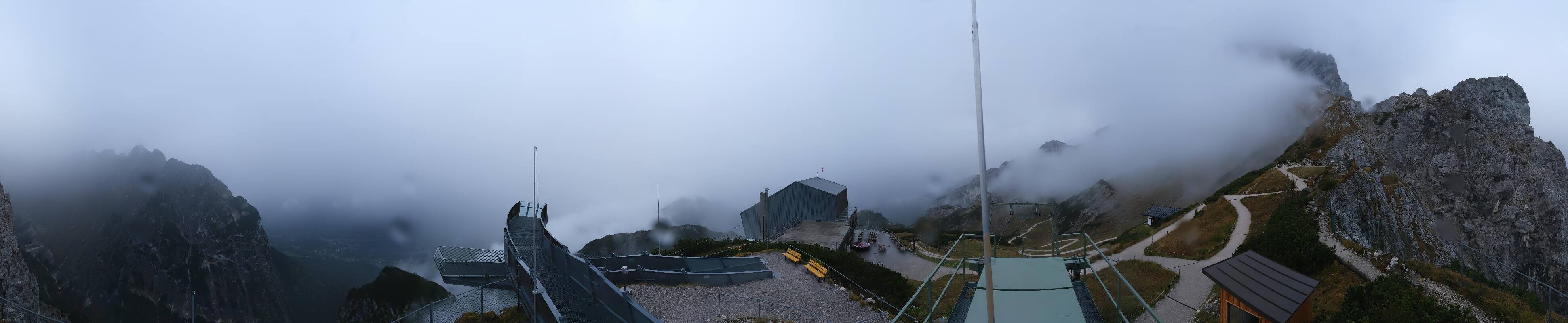 Archiv Foto Webcam Garmisch: Ausblick am Osterfelderkopf