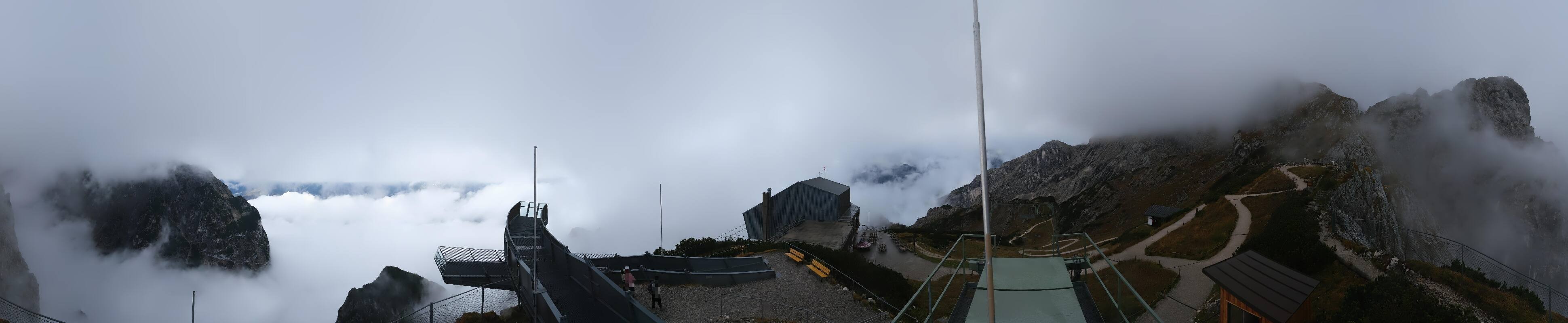 Archiv Foto Webcam Garmisch: Ausblick am Osterfelderkopf
