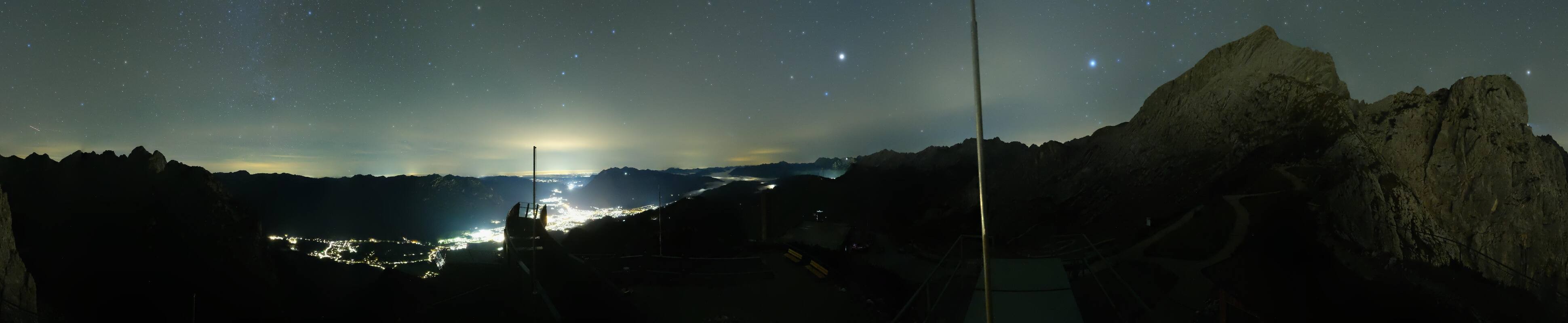 Archiv Foto Webcam Garmisch: Ausblick am Osterfelderkopf