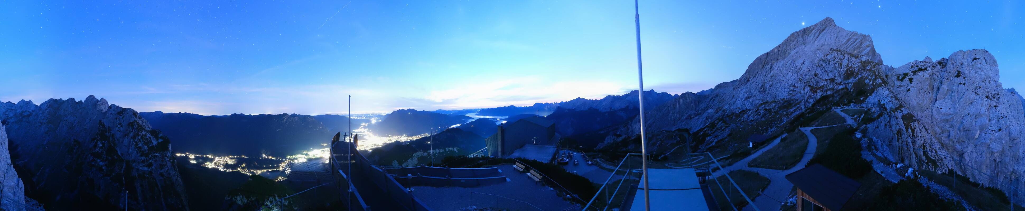 Archiv Foto Webcam Garmisch: Ausblick am Osterfelderkopf