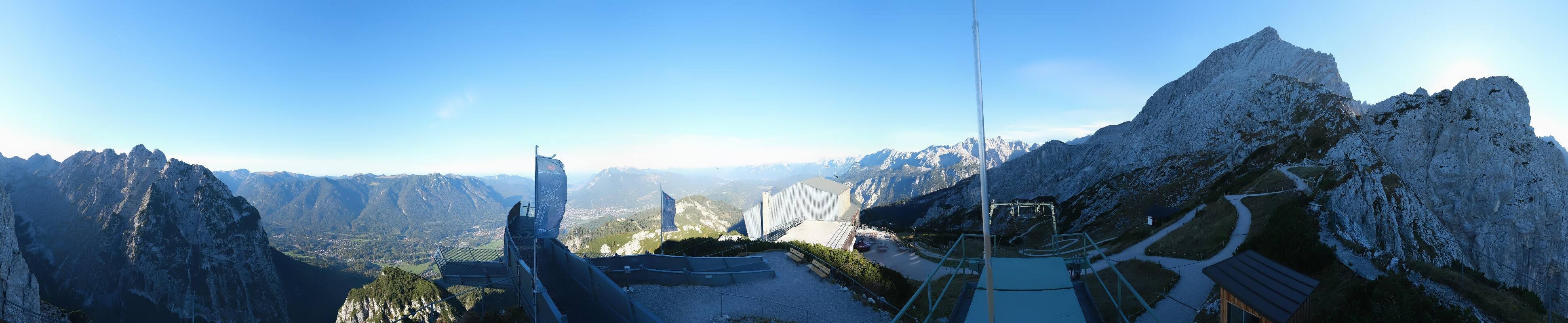 Archiv Foto Webcam Garmisch: Ausblick am Osterfelderkopf