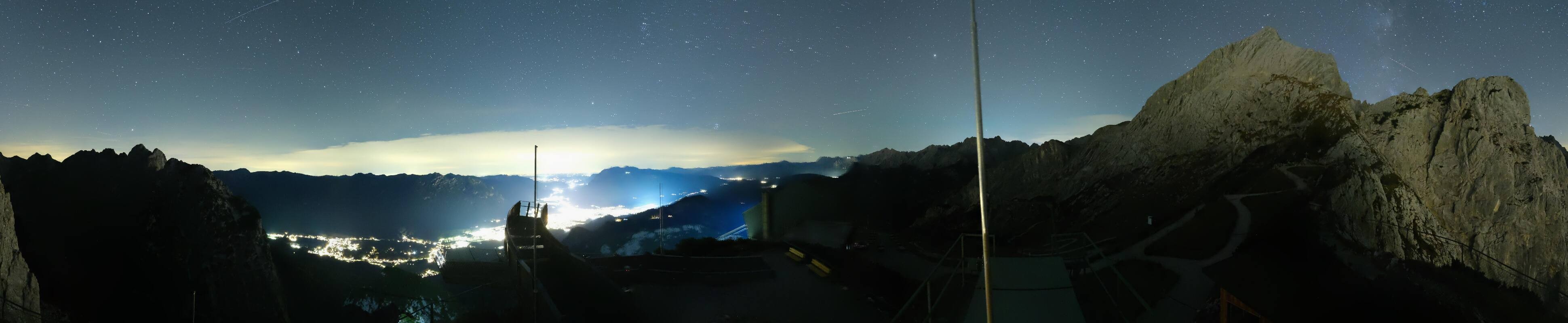 Archiv Foto Webcam Garmisch: Ausblick am Osterfelderkopf