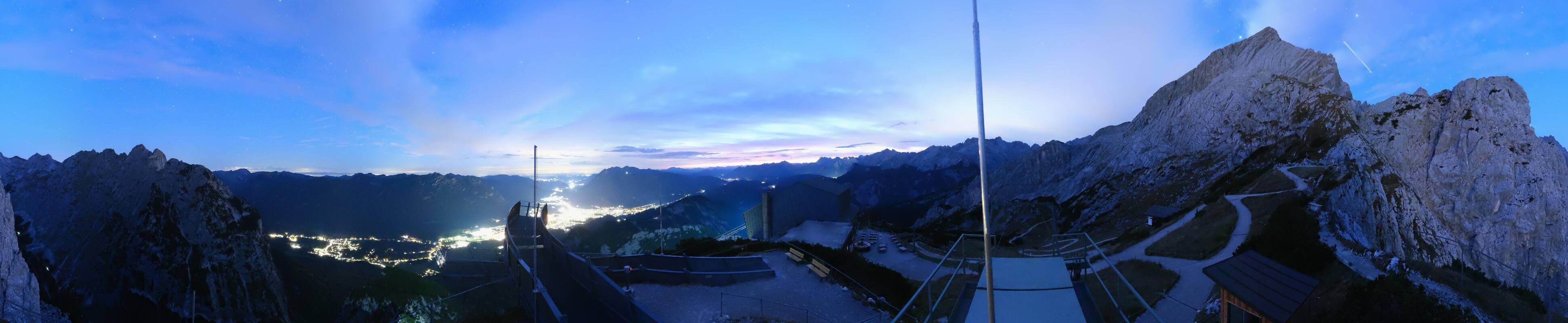 Archiv Foto Webcam Garmisch: Ausblick am Osterfelderkopf