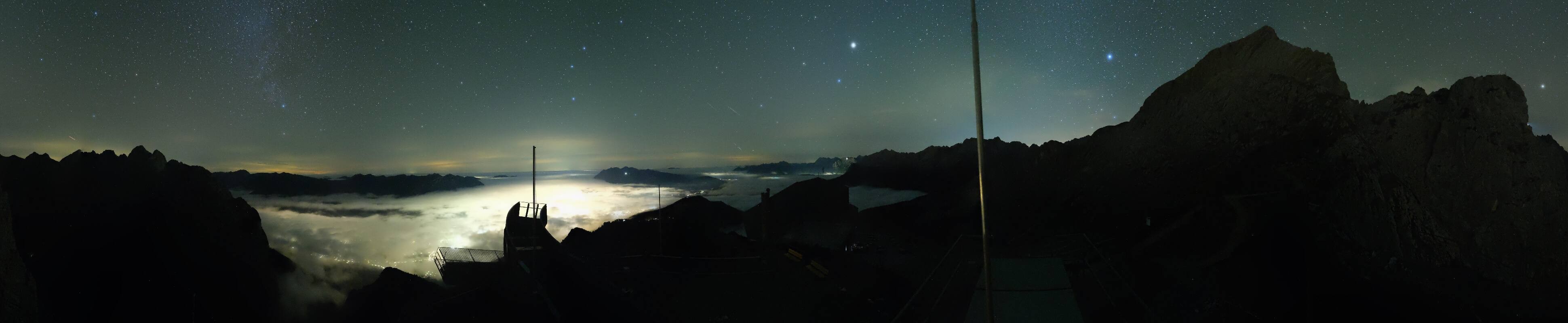 Archiv Foto Webcam Garmisch: Ausblick am Osterfelderkopf