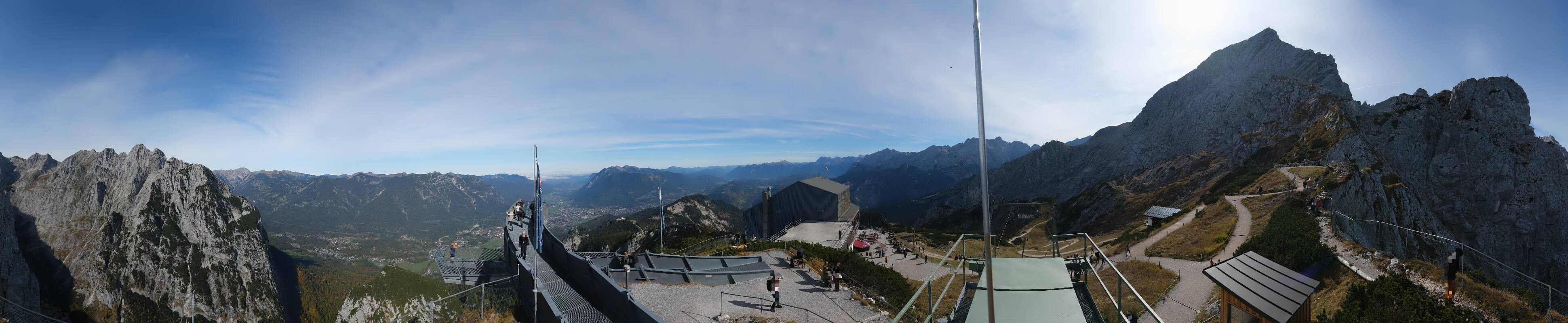 Archiv Foto Webcam Garmisch: Ausblick am Osterfelderkopf