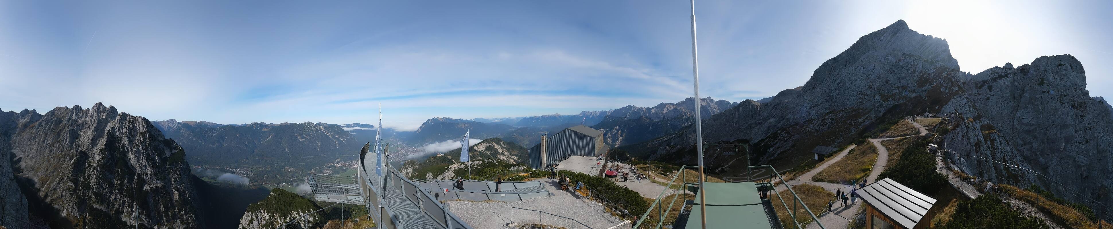 Archiv Foto Webcam Garmisch: Ausblick am Osterfelderkopf