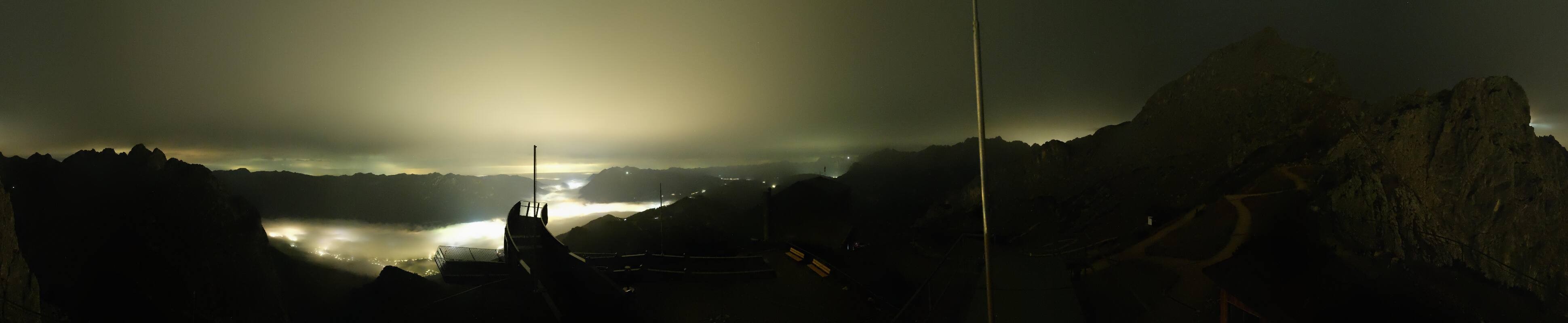 Archiv Foto Webcam Garmisch: Ausblick am Osterfelderkopf