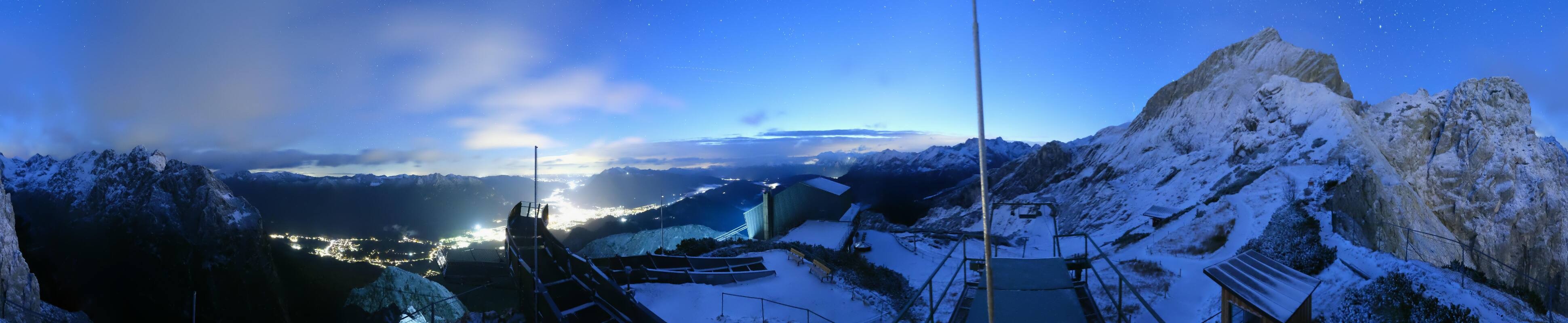 Archiv Foto Webcam Garmisch: Ausblick am Osterfelderkopf