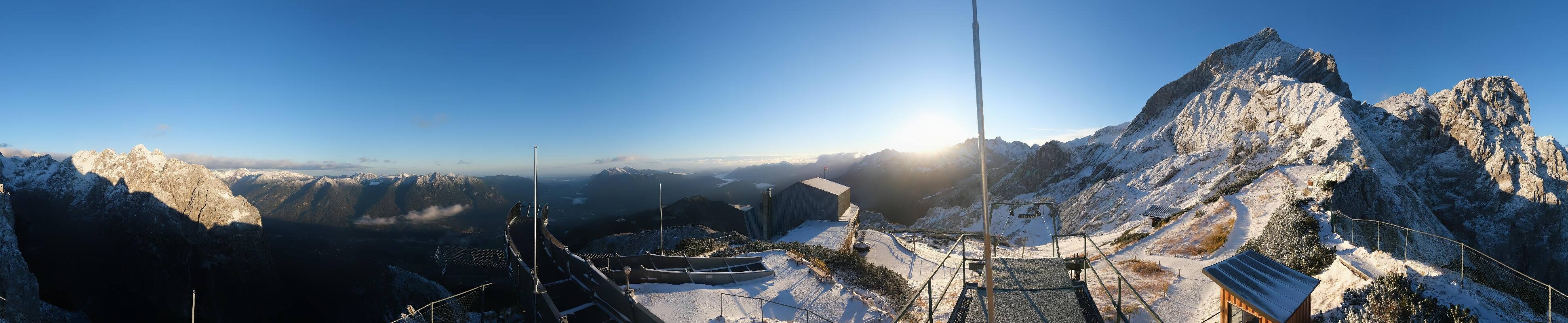 Archiv Foto Webcam Garmisch: Ausblick am Osterfelderkopf