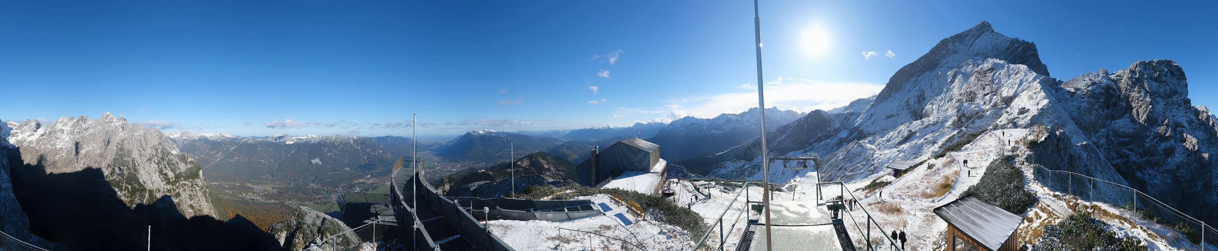 Archiv Foto Webcam Garmisch: Ausblick am Osterfelderkopf