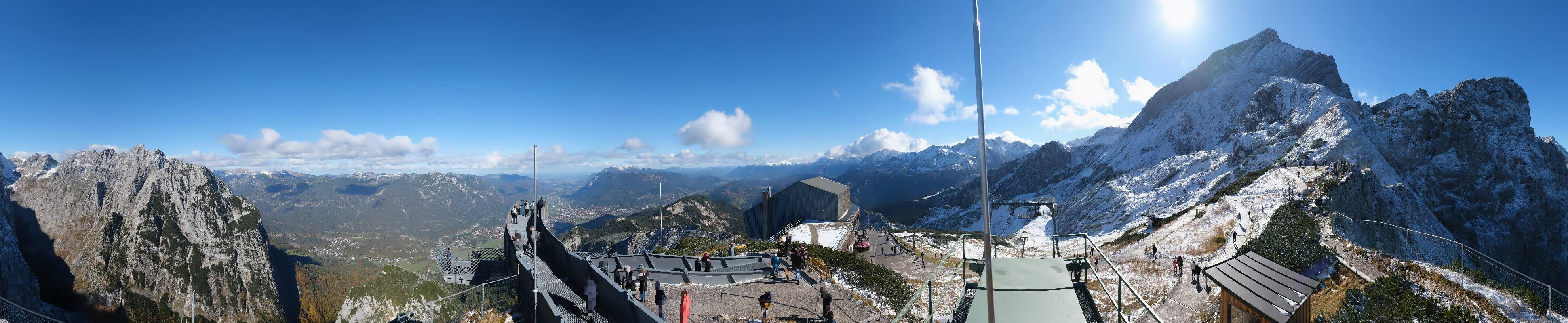 Archiv Foto Webcam Garmisch: Ausblick am Osterfelderkopf
