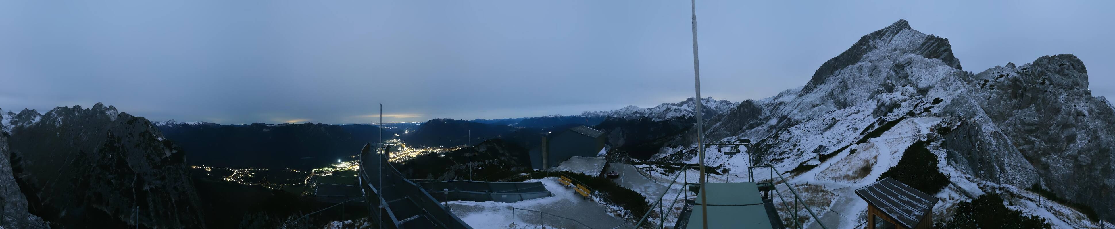 Archiv Foto Webcam Garmisch: Ausblick am Osterfelderkopf