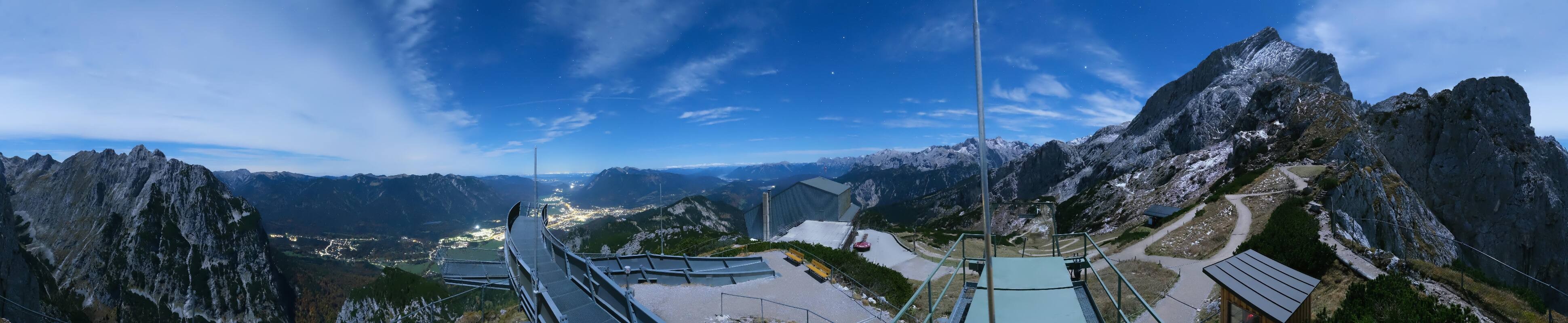 Archiv Foto Webcam Garmisch: Ausblick am Osterfelderkopf