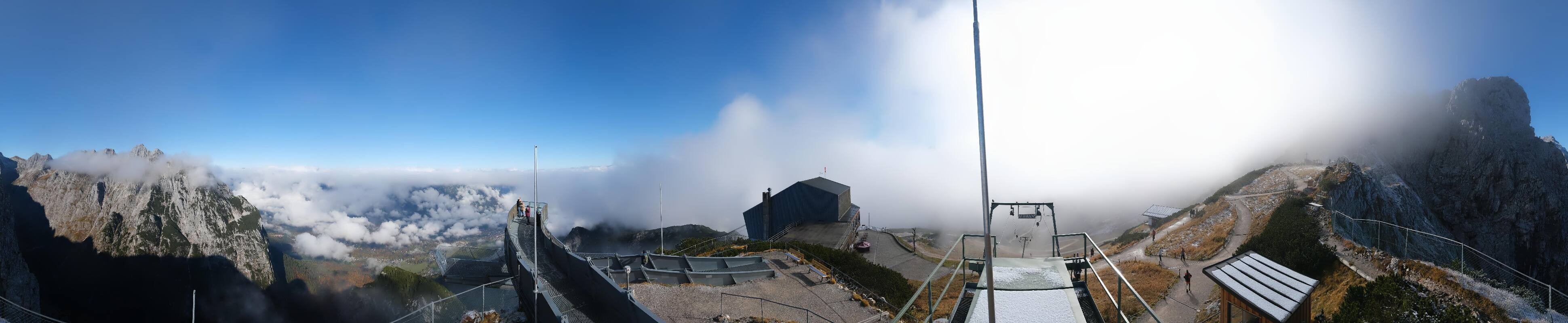 Archiv Foto Webcam Garmisch: Ausblick am Osterfelderkopf