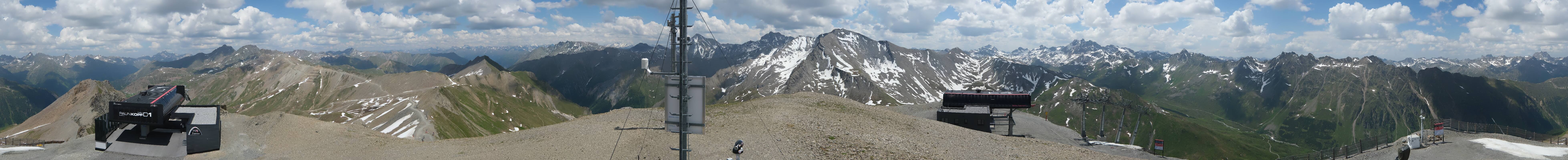 Archiv Foto Webcam Palinkopf in Ischgl