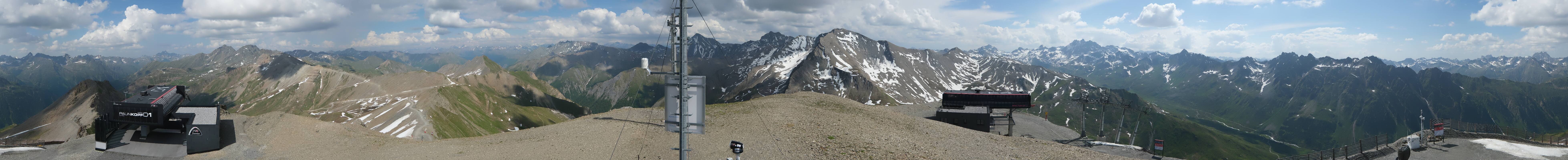 Archiv Foto Webcam Palinkopf in Ischgl
