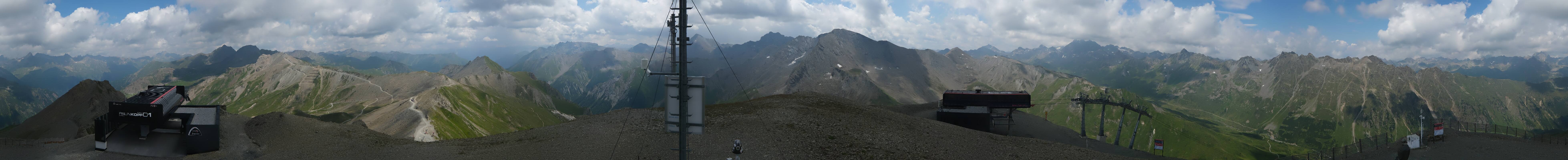 Archiv Foto Webcam Palinkopf in Ischgl